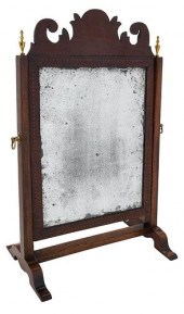 GEORGIAN INLAID MAHOGANY SHAVI