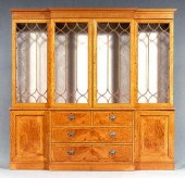 Georgian inlaid satinwood brea