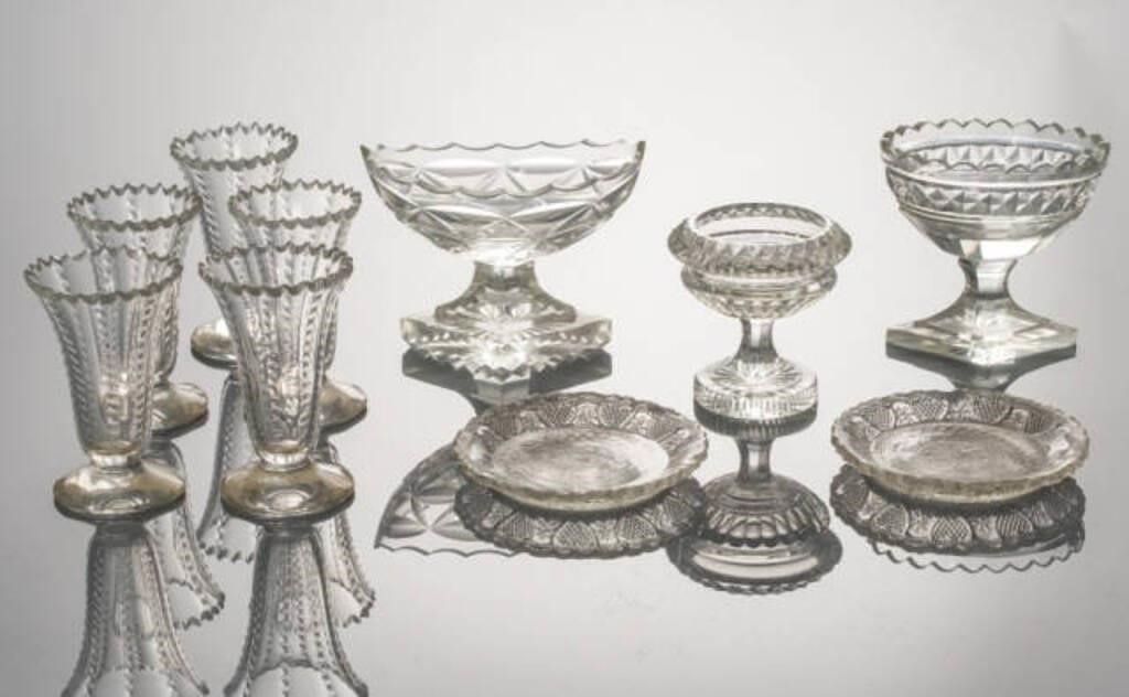 GEORGIAN IRISH JELLY GLASSES &
