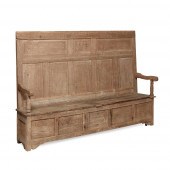 GEORGIAN LIMED OAK SETTLE
EARL