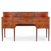 GEORGIAN MAHOGANY AND INLAID S