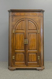 Georgian mahogany arch doored