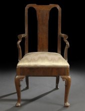 Georgian Mahogany Armchair,  1
