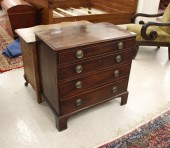 GEORGIAN MAHOGANY BACHELOR'S C