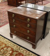 GEORGIAN MAHOGANY BACHELOR'S C