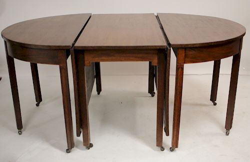 GEORGIAN MAHOGANY BANQUET DINING