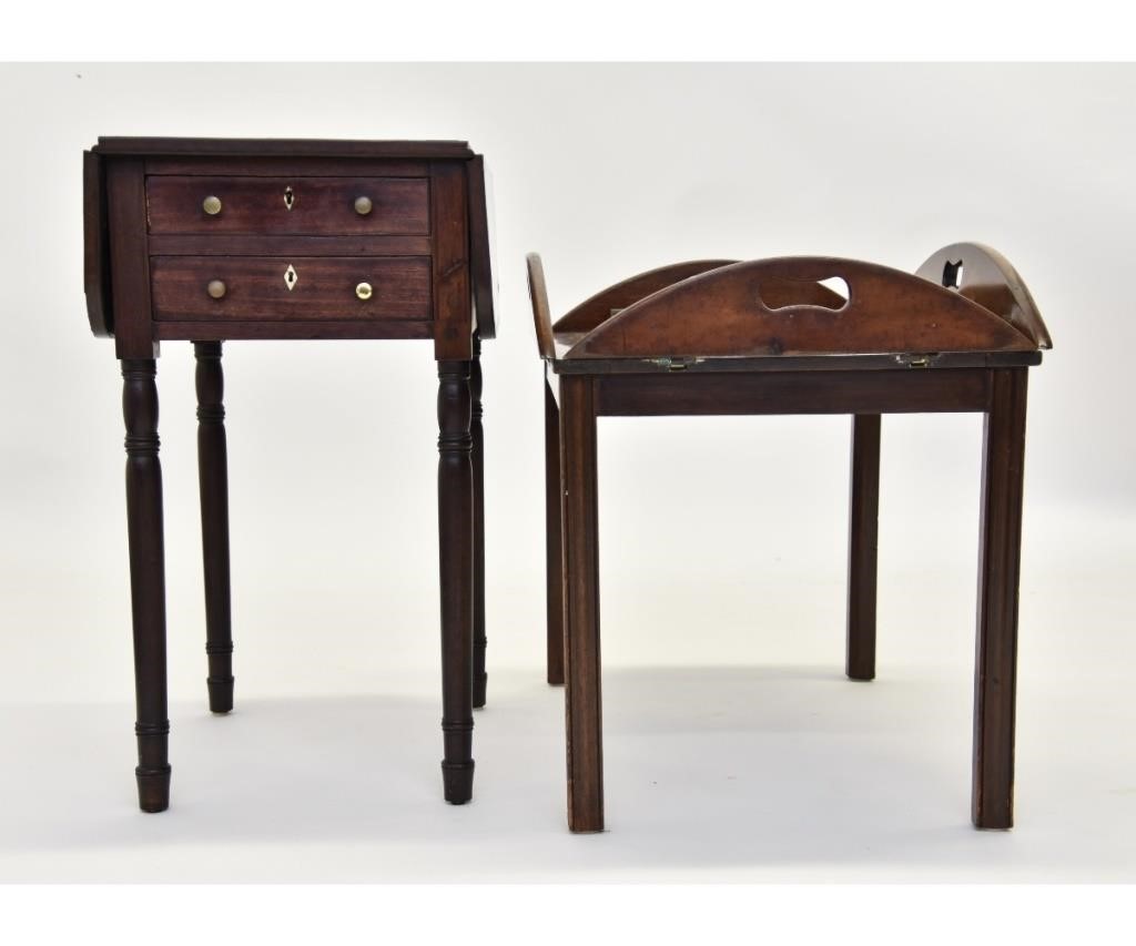 Georgian mahogany butler's tray