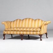 Georgian Mahogany Camel-Back S