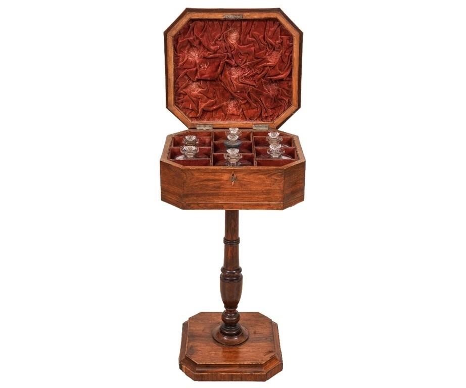 Georgian mahogany cellarette,