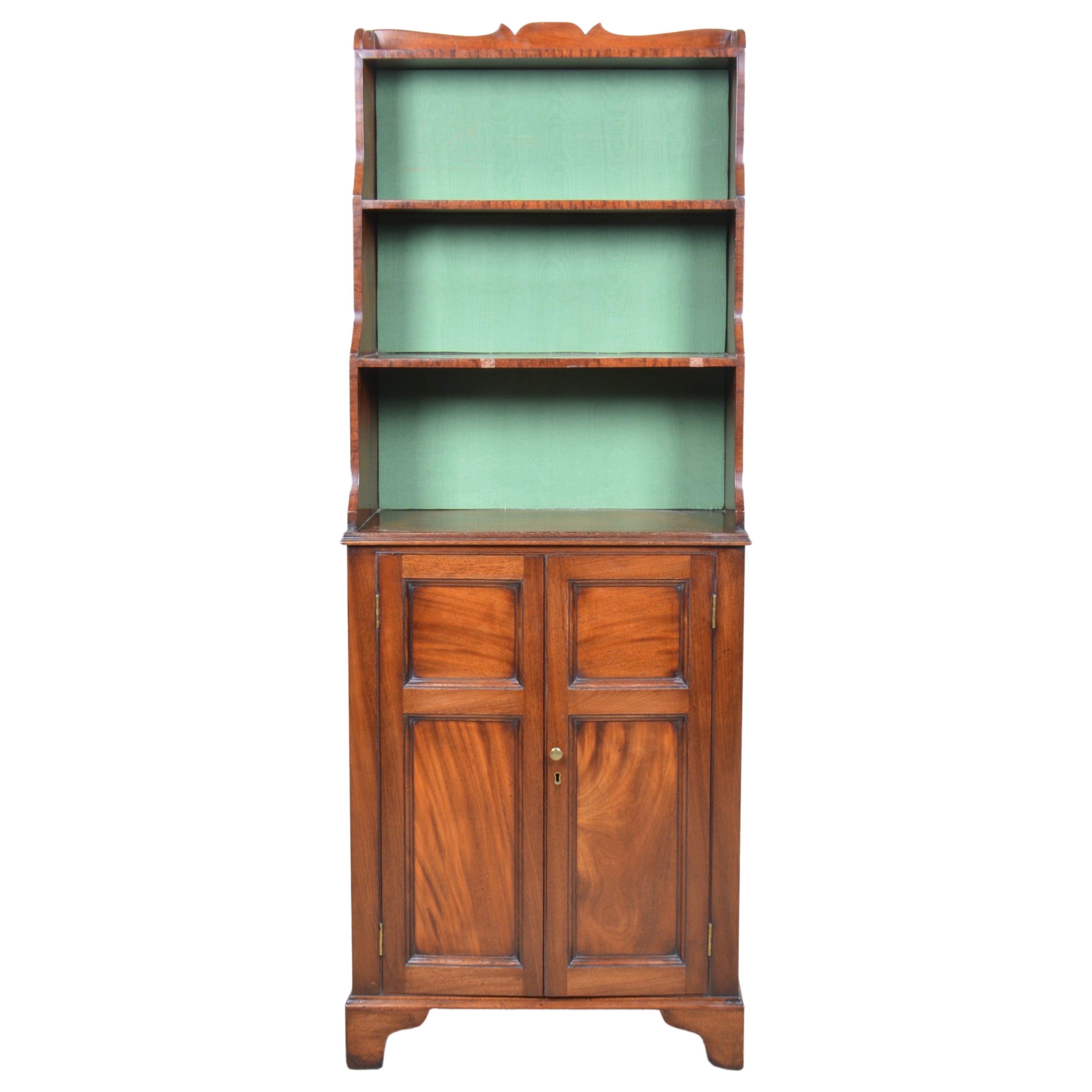 Georgian mahogany display cabinet