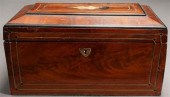 GEORGIAN MAHOGANY, EBONY AND B