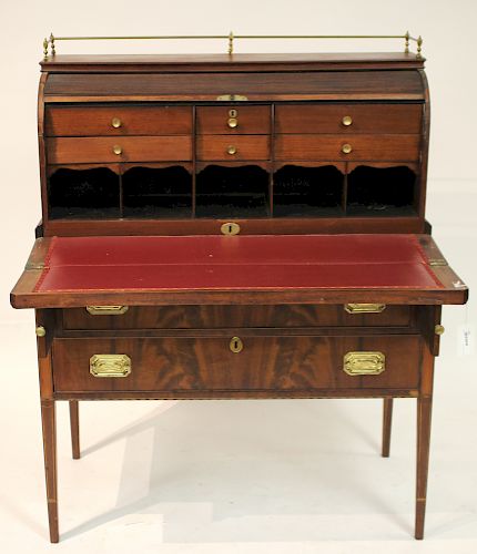 GEORGIAN MAHOGANY FLIP TOP