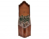 GEORGIAN MAHOGANY INLAID CUTLE