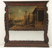 GEORGIAN MAHOGANY LANDSCAPE MI