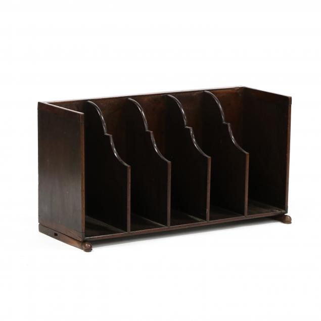 GEORGIAN MAHOGANY LARGE PIGEON HOLE