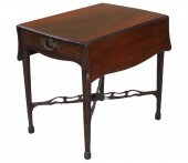GEORGIAN MAHOGANY PEMBROKE TAB