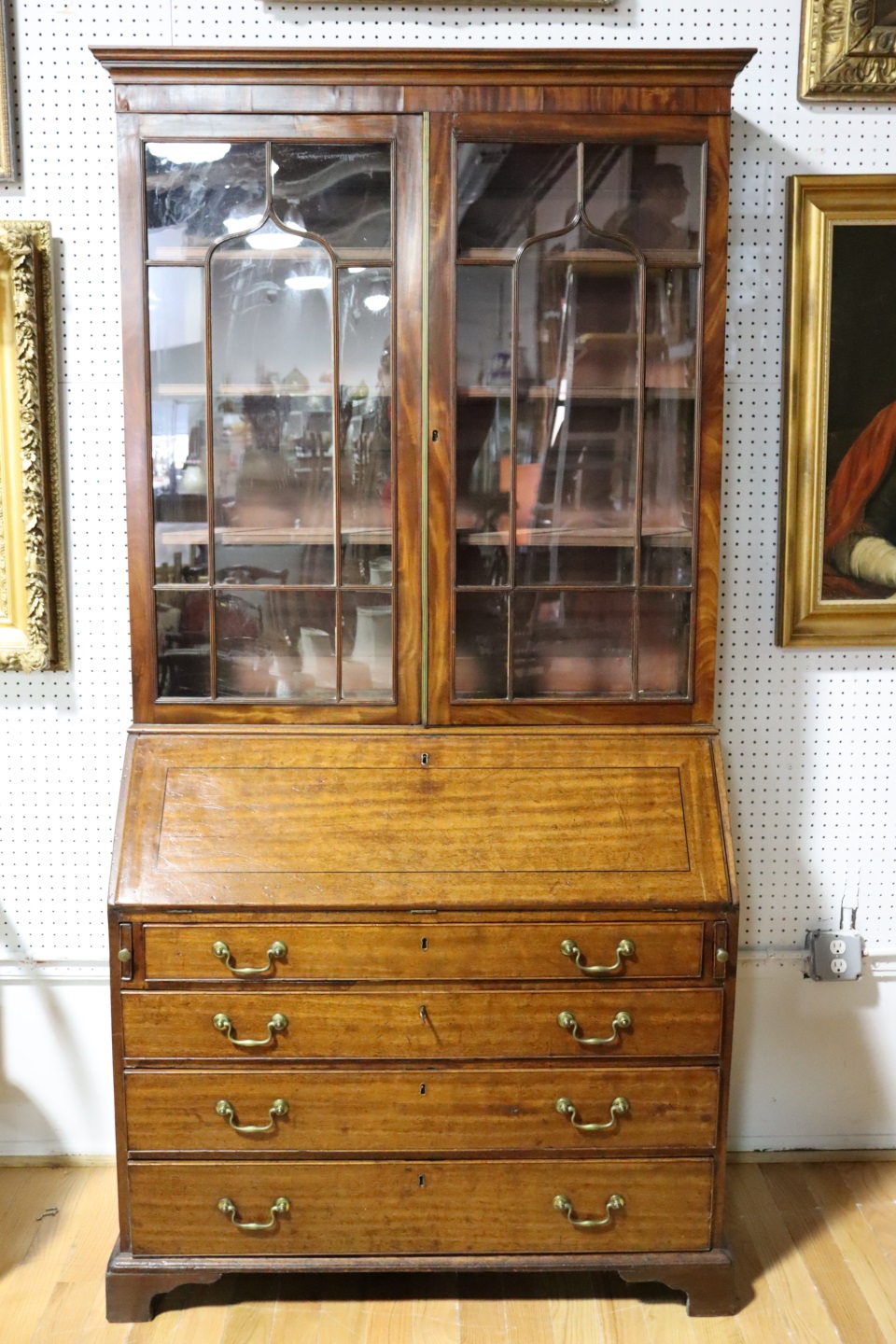 GEORGIAN MAHOGANY SECRETARY