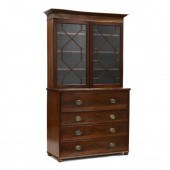 GEORGIAN MAHOGANY SECRETARY /
