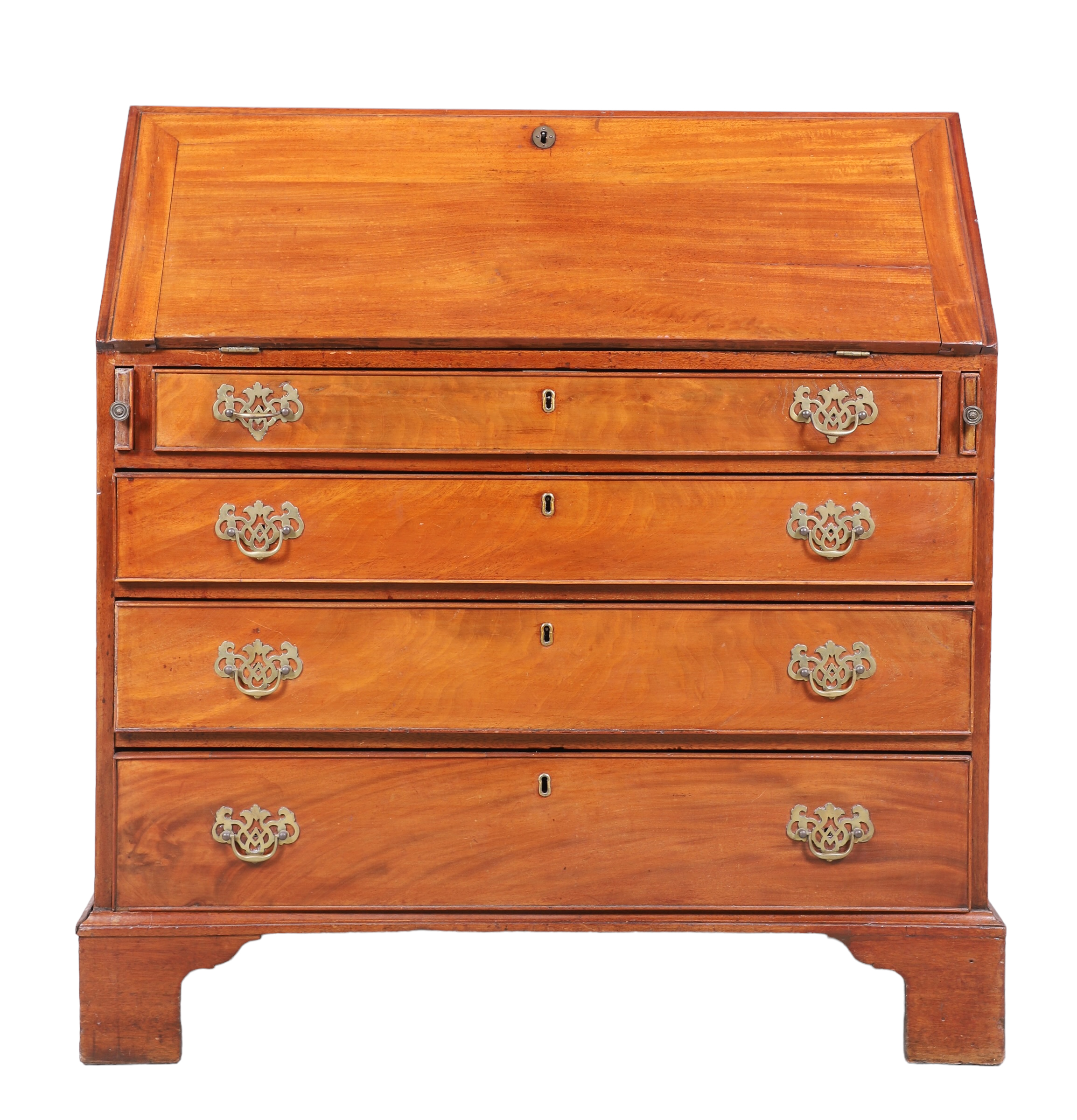Georgian Mahogany Slant Front Desk,