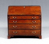 Georgian mahogany slant front