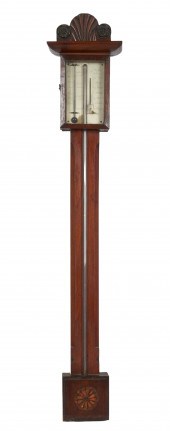 Georgian Mahogany Stick Barome