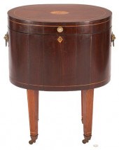 GEORGIAN MAHOGANY STYLE INLAID