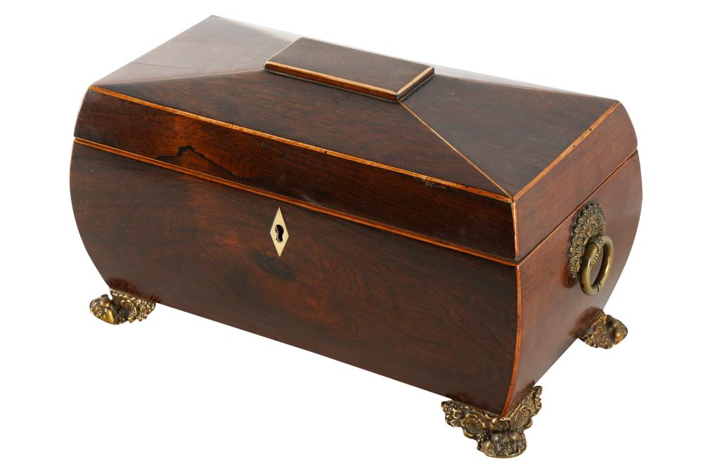 GEORGIAN MAHOGANY TABLE BOXthe