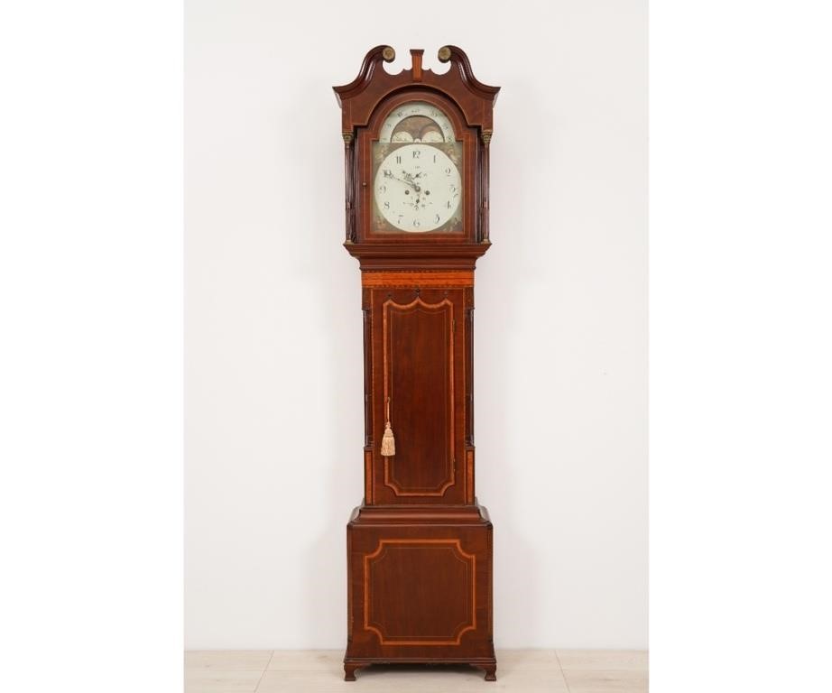 Georgian mahogany tall case
