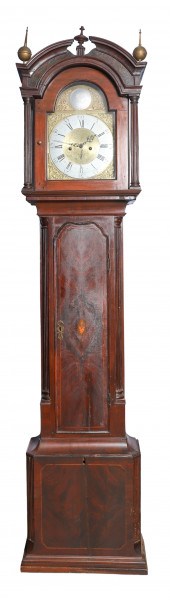 Georgian Mahogany Tall Case Cl