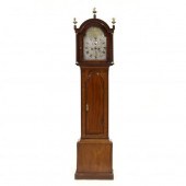 GEORGIAN MAHOGANY TALL CASE CL