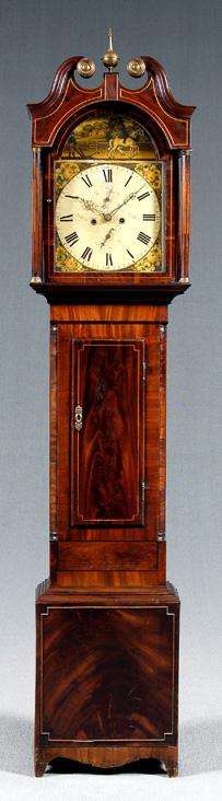 Georgian mahogany tall case