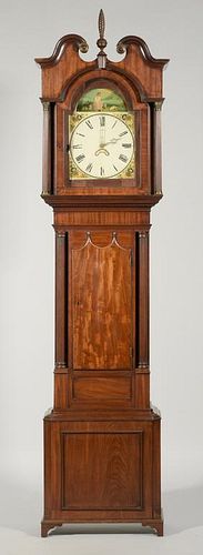 GEORGIAN MAHOGANY TALL CASE