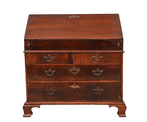 GEORGIAN MAHOGANY VENEERED