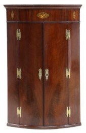 GEORGIAN MAHOGANY WALL-MOUNTED