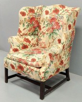 Georgian mahogany wingchair 18