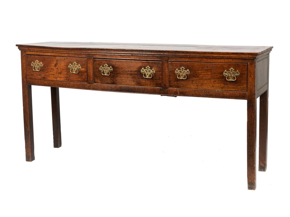 GEORGIAN OAK SIDEBOARDhaving