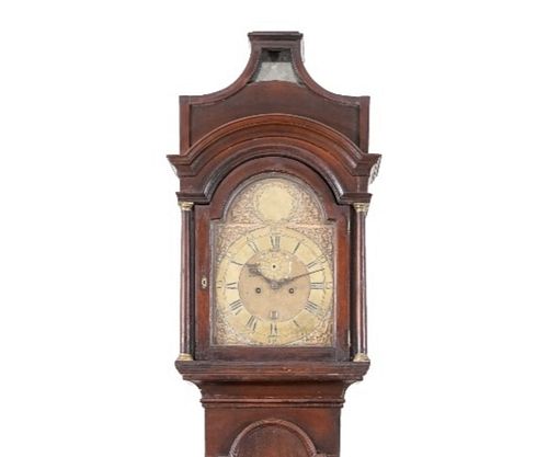 GEORGIAN OAK TALL CASE