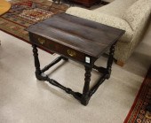GEORGIAN OAK TAVERN TABLE, ENG