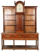 GEORGIAN OAK WELSH CUPBOARD WI