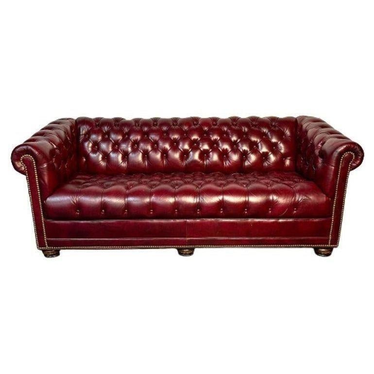 GEORGIAN OXBLOOD RED LEATHER