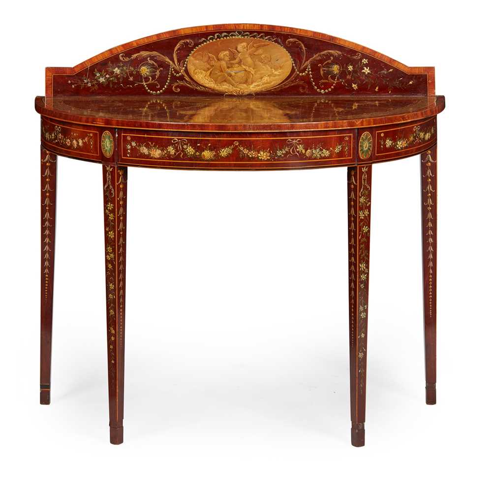 GEORGIAN PAINTED MAHOGANY