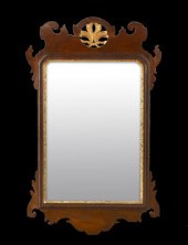 Georgian Parcel-Gilt Mahogany