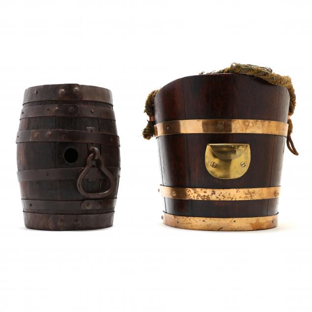 GEORGIAN PEAT BUCKET AND WINE