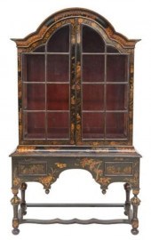 GEORGIAN PERIOD JAPANNED VITRI