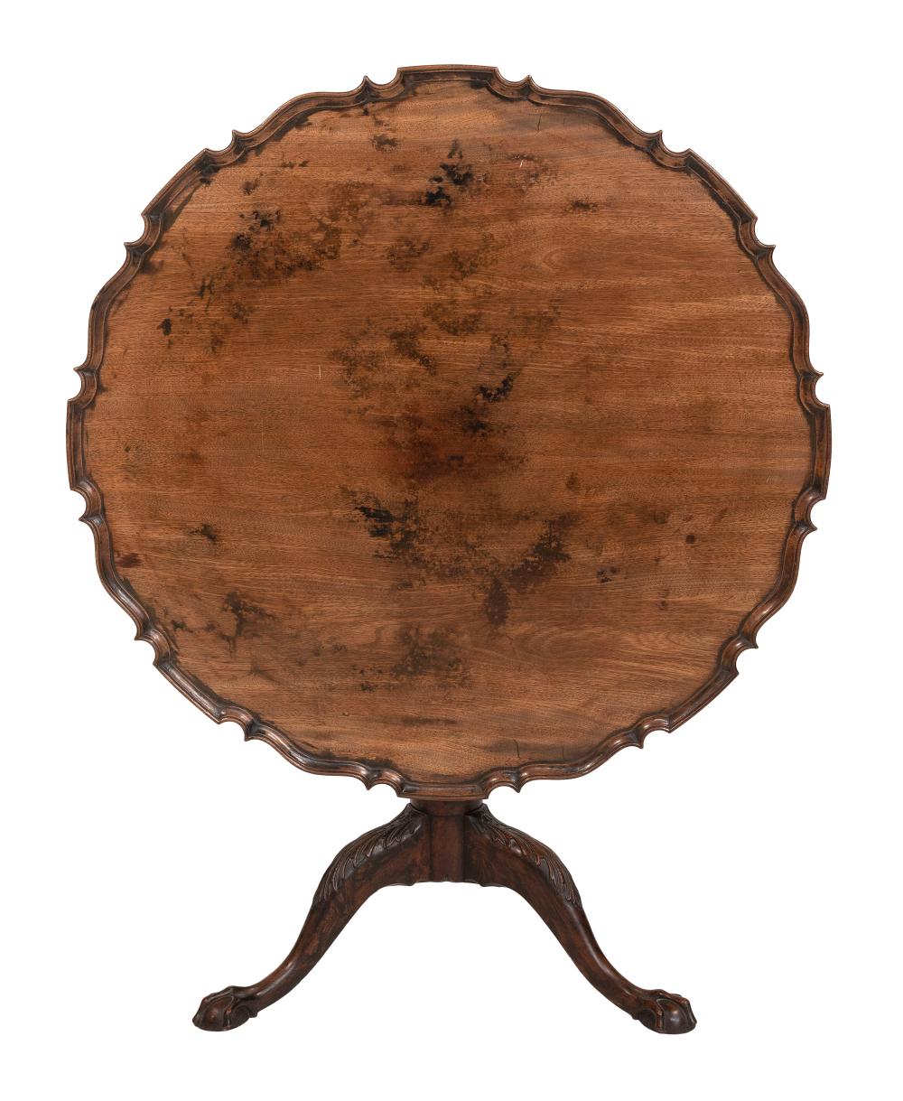 GEORGIAN PIECRUST TILT-TOP TABLE