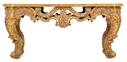 GEORGIAN REVIVAL CARVED GILTWOOD