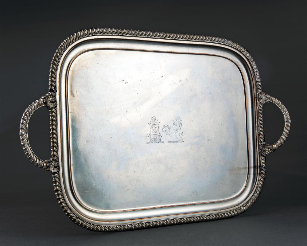 GEORGIAN SHEFFIELD PLATE TEA
