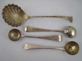 Georgian silver. A pair of sal