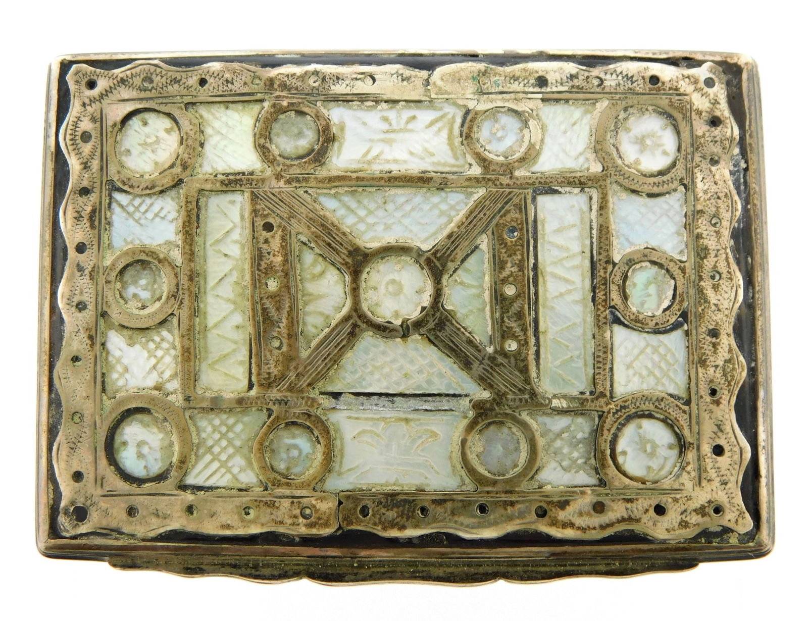 GEORGIAN SILVER AND TORTOISESHELL