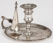 GEORGIAN SILVER CHAMBERSTICK A